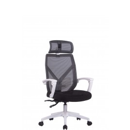 Работен стол Antares DIAMOND WHITE, черен
