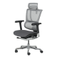 Ергономичен стол ERGOHUMAN IOO ELITE 2 - черна рамка - сив