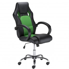 Геймърски стол Race Steel - Race Green