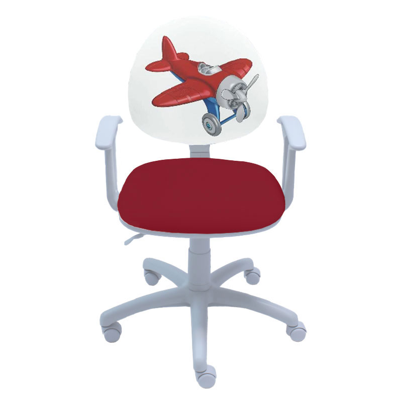 SMART WHITE RED PLANE