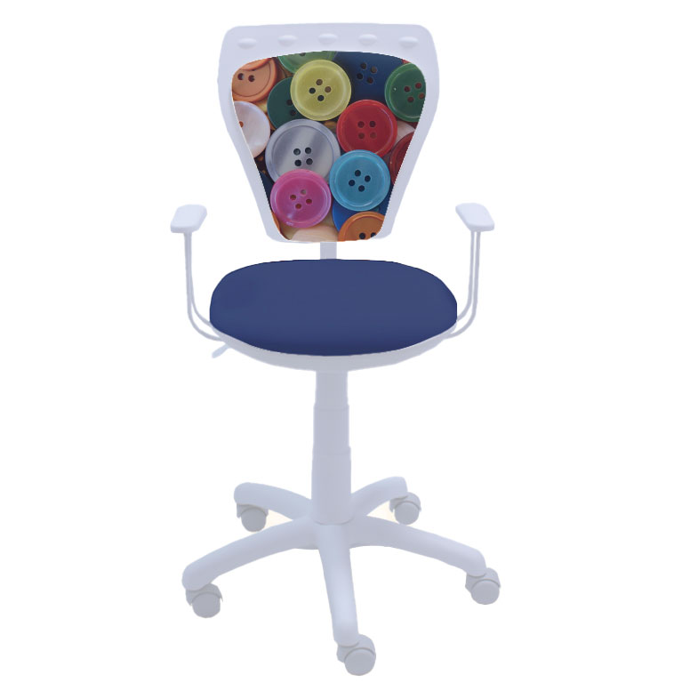 MINISTYLE WHITE PEARL BUTTONS