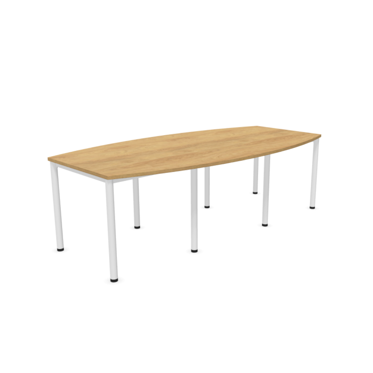 Easy Space конферентна маса Barrel T2 с кръгъл профил Ø50мм T 2 T2 – д: 2800 ш: 1200/800 mm - Chrome CR, Z